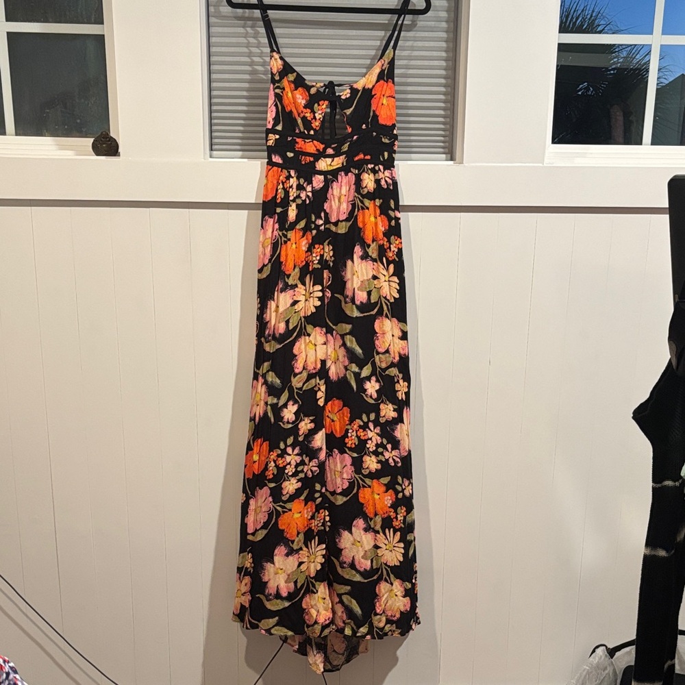 Free People Vibrant Floral Maxi Dress